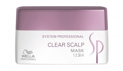 Wella Professionals SP Clear Scalp Mask – Antischuppen Maske, 200 Ml, Für Langfristige Kopfhautreinigung