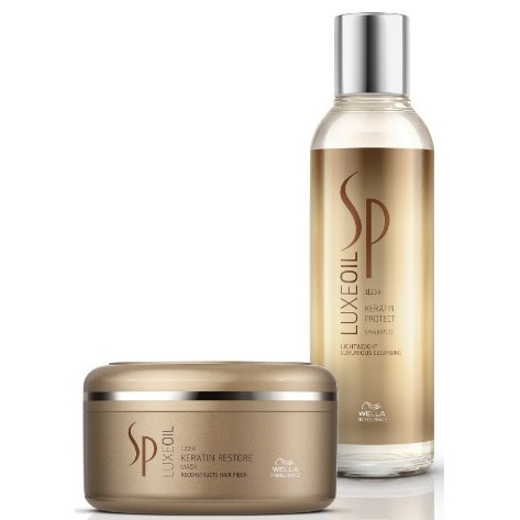 Bilde av Wella Professionals Sp Wella Luxeoil Keratin Protect Shampoo + Mask