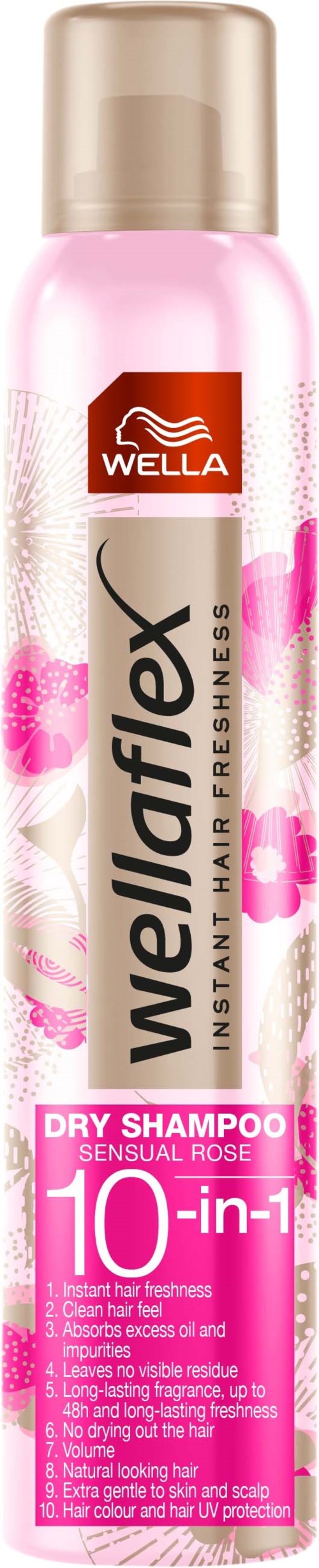 Wella Styling Wellaflex Dry Shampoo Sensual Rose 180 ml