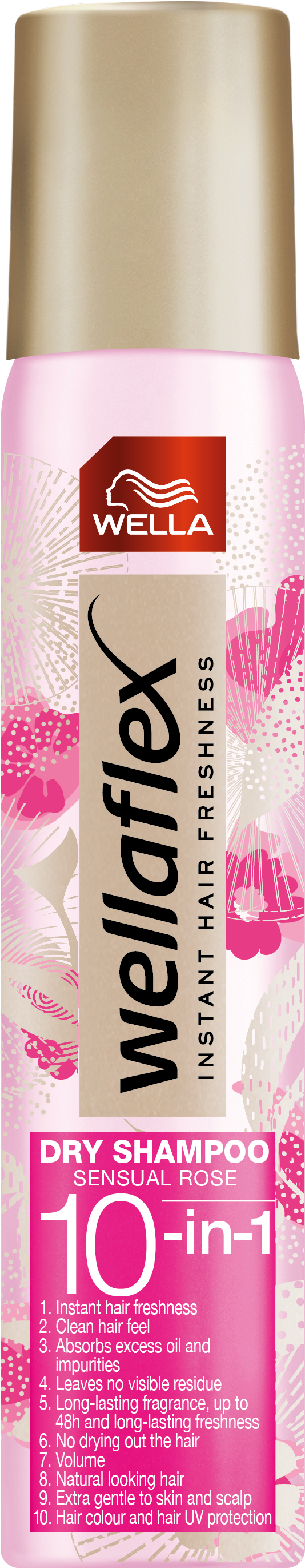 Wella Styling Wellaflex Dry Shampoo Sensual Rose 180 ml