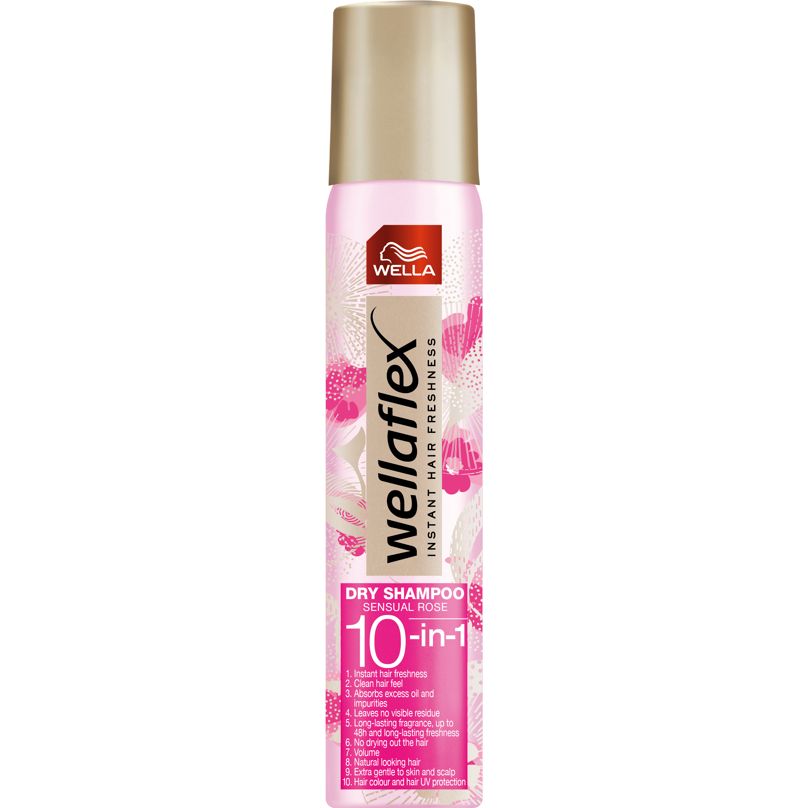 Läs mer om Wella Styling Wellaflex Dry Shampoo Sensual Rose 180 ml