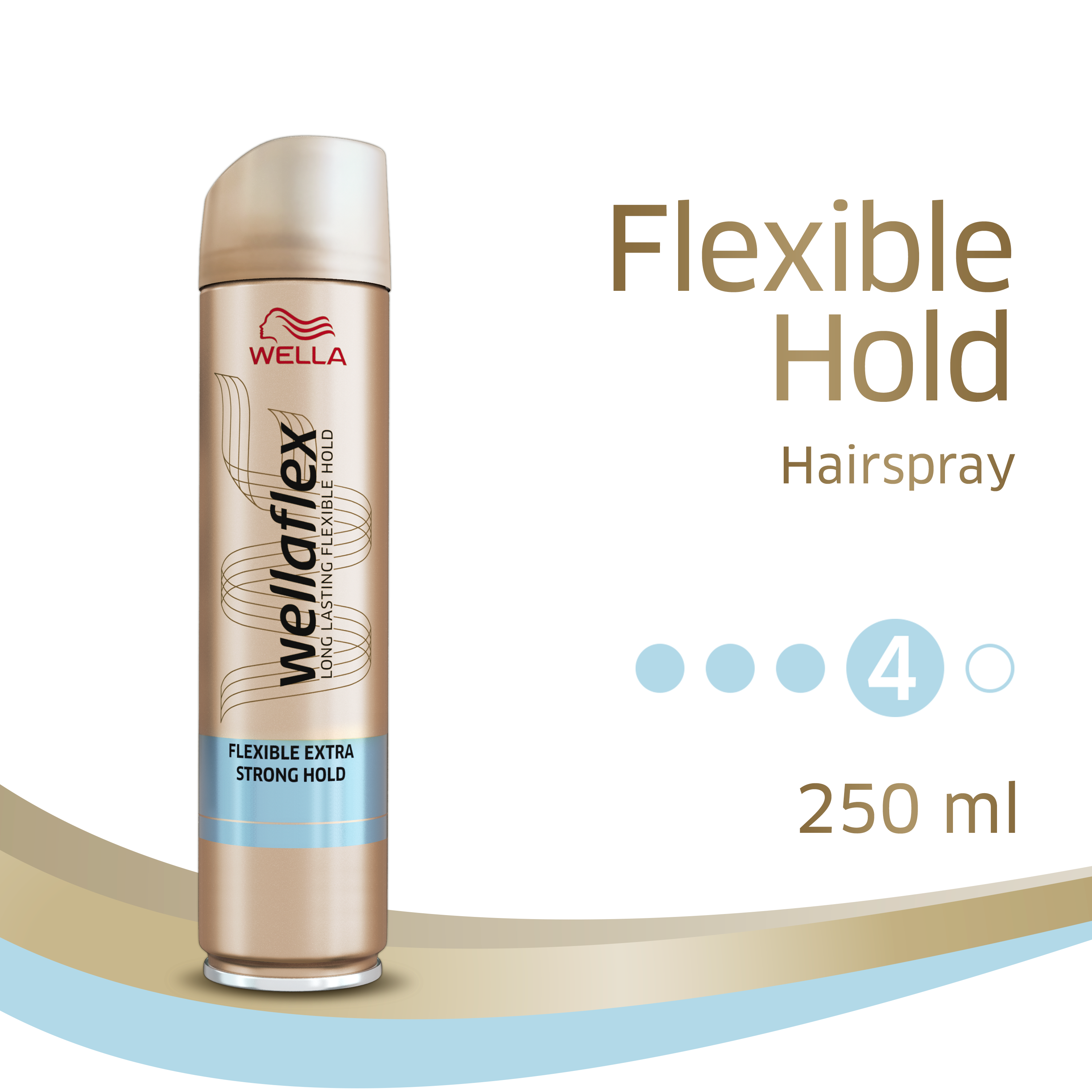 Alternativ bild 1 för Wella Wellaflex Flexible Extra Strong Hold 250 ml