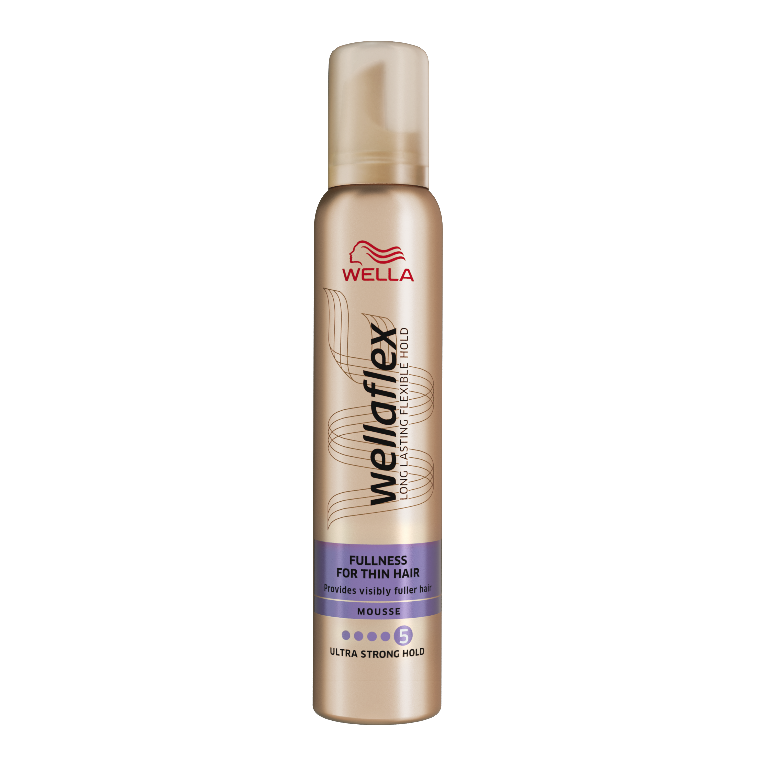 Alternativ bild 1 för Wella Wellaflex Fullness For Thin Hair Mousse 200 ml