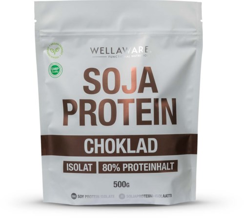 WellAware Sojaprotein Isolat Choklad 500 g