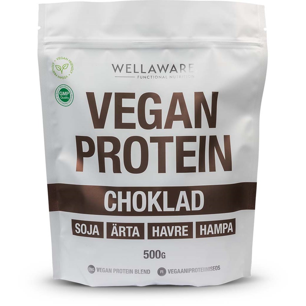 WellAware Vegan Protein Blend Choklad 500 g