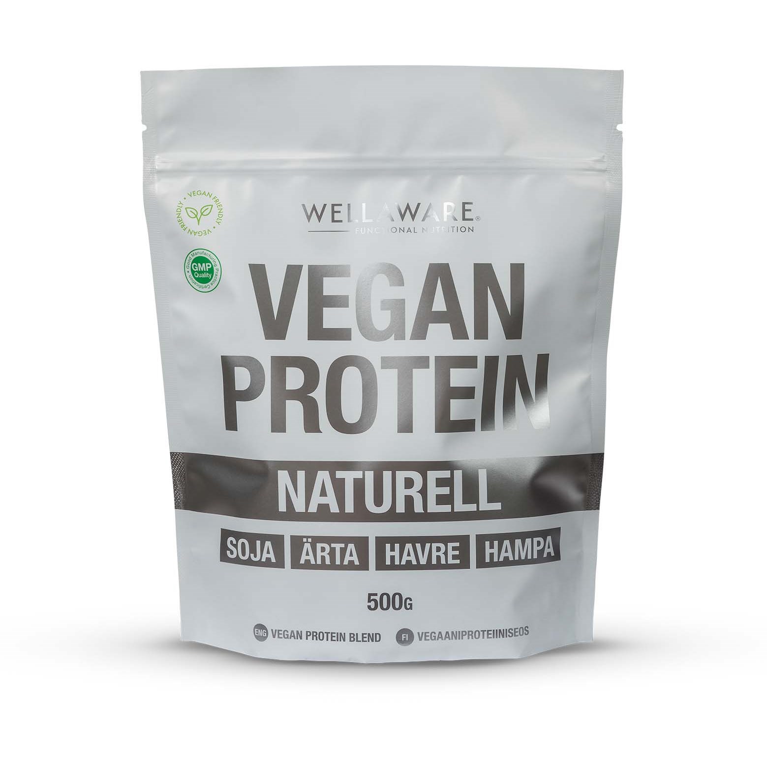 WellAware Vegan Protein Blend Naturell 500 g