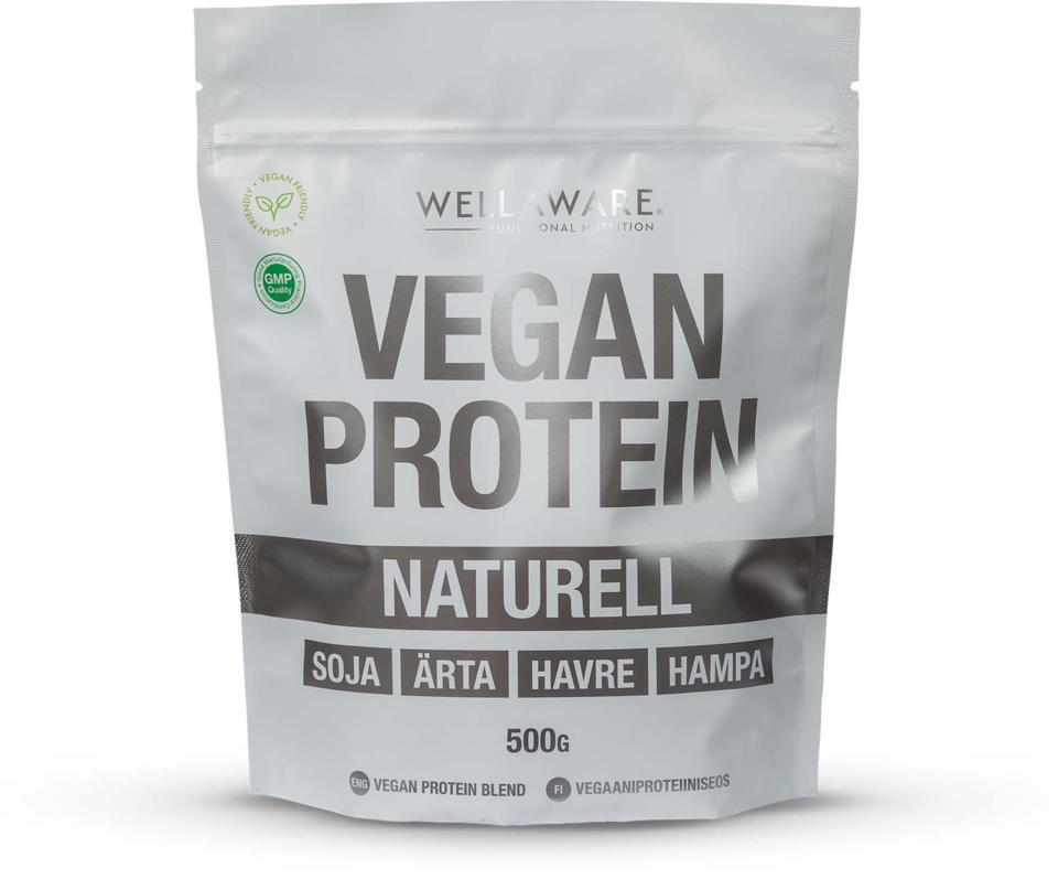 WellAware Vegan Protein Blend Naturell 500 g