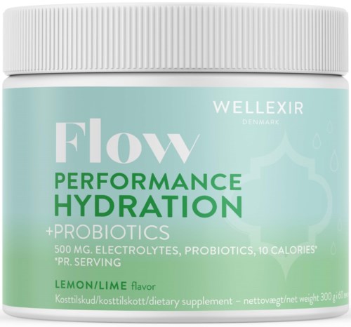 Wellexir Flow Performance Hydration+Probiotics Lemon/Lime 300 g