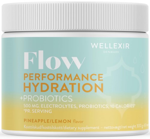 Wellexir Flow Performance Hydration+Probiotics Pineapple/Lemon 300 g