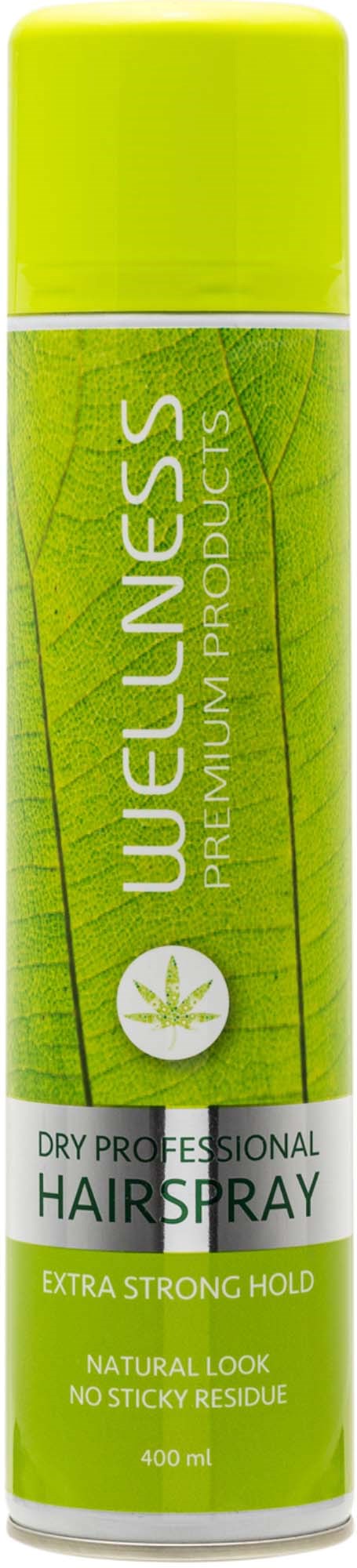 Wellness Premium Products Dry Professional Hairspray Extra Strong Hold 400 ml