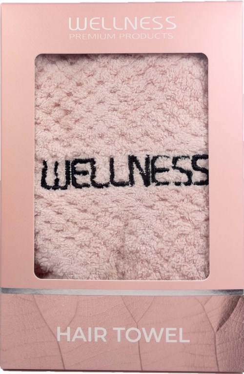 Wellness Premium Products Hair Towel Pink