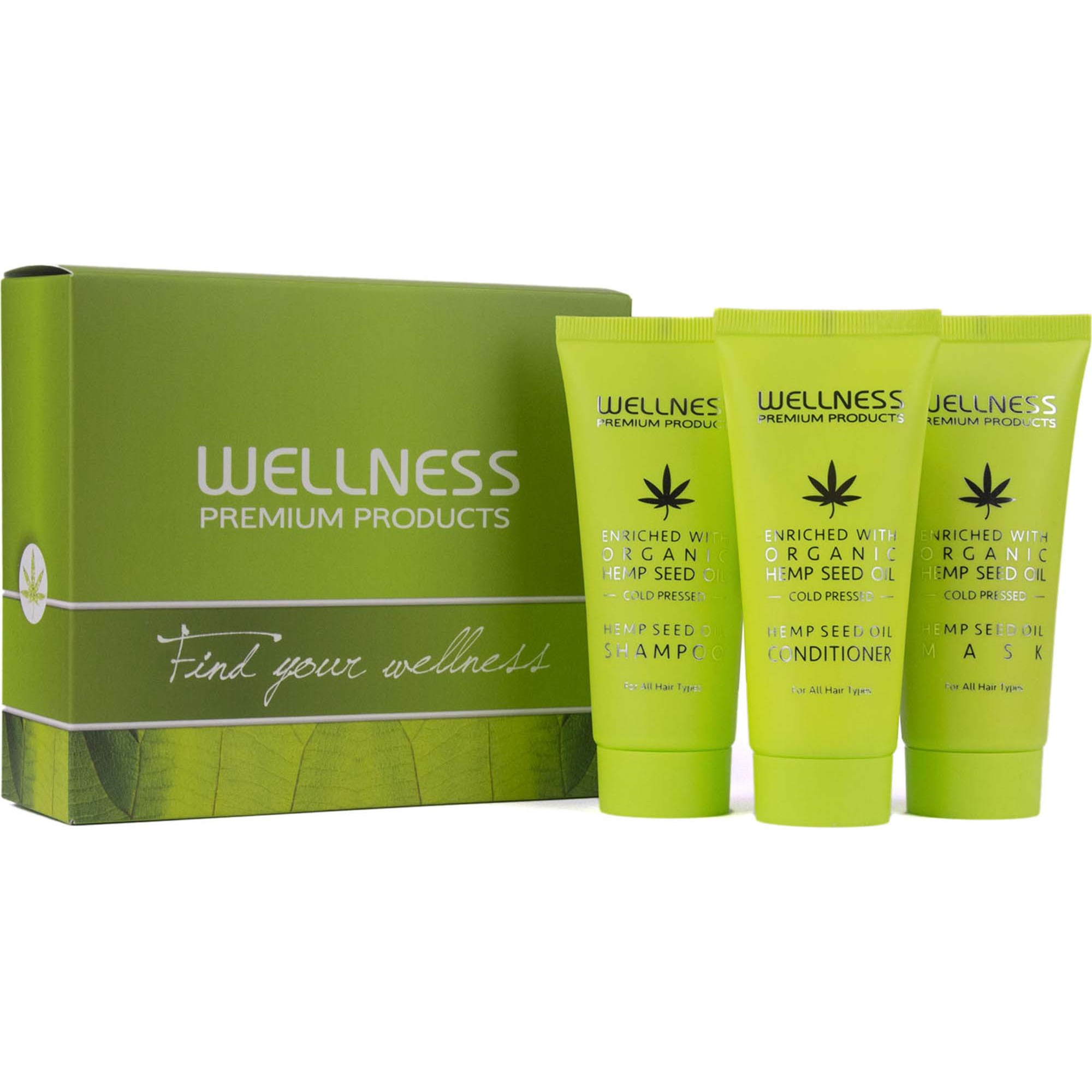 Wellness Premium Products Intensive Mini Set (Shampoo 50 ml, Cond