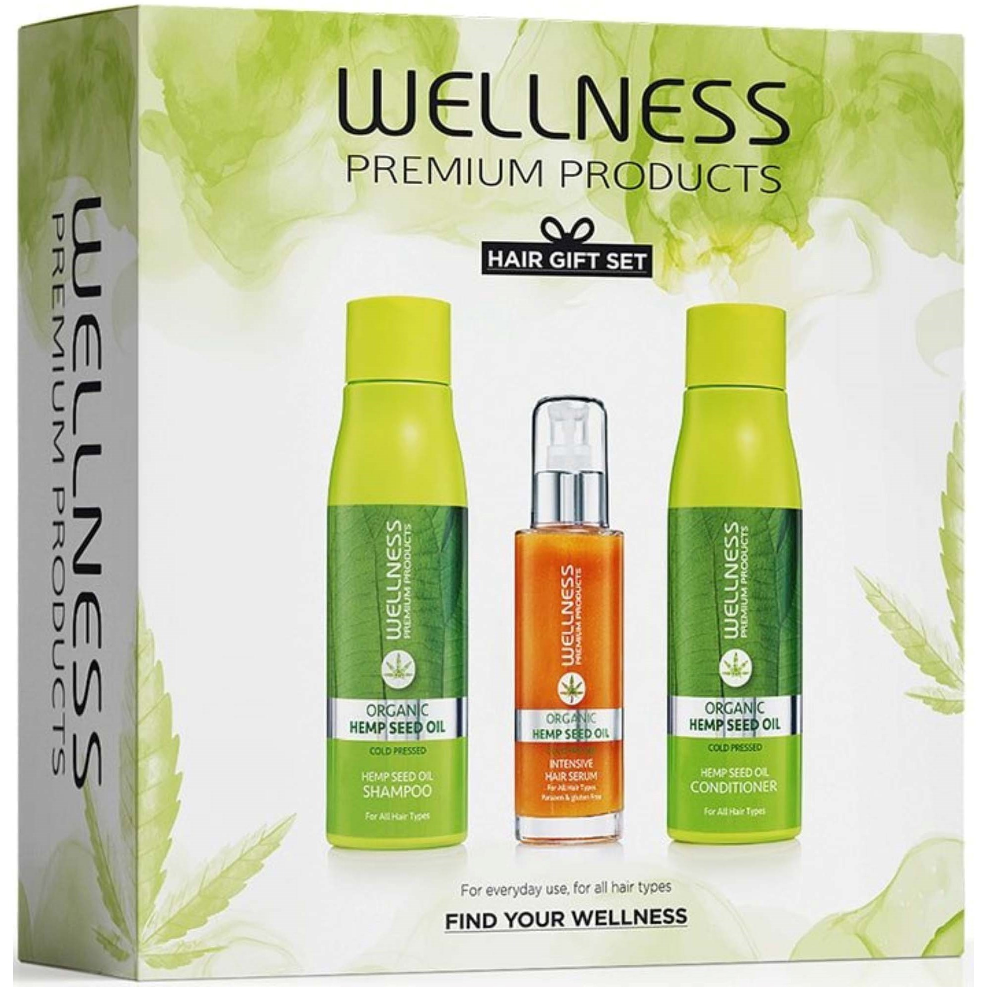Wellness Premium Products Intensive Set (Shampoo 500 ml, Conditio