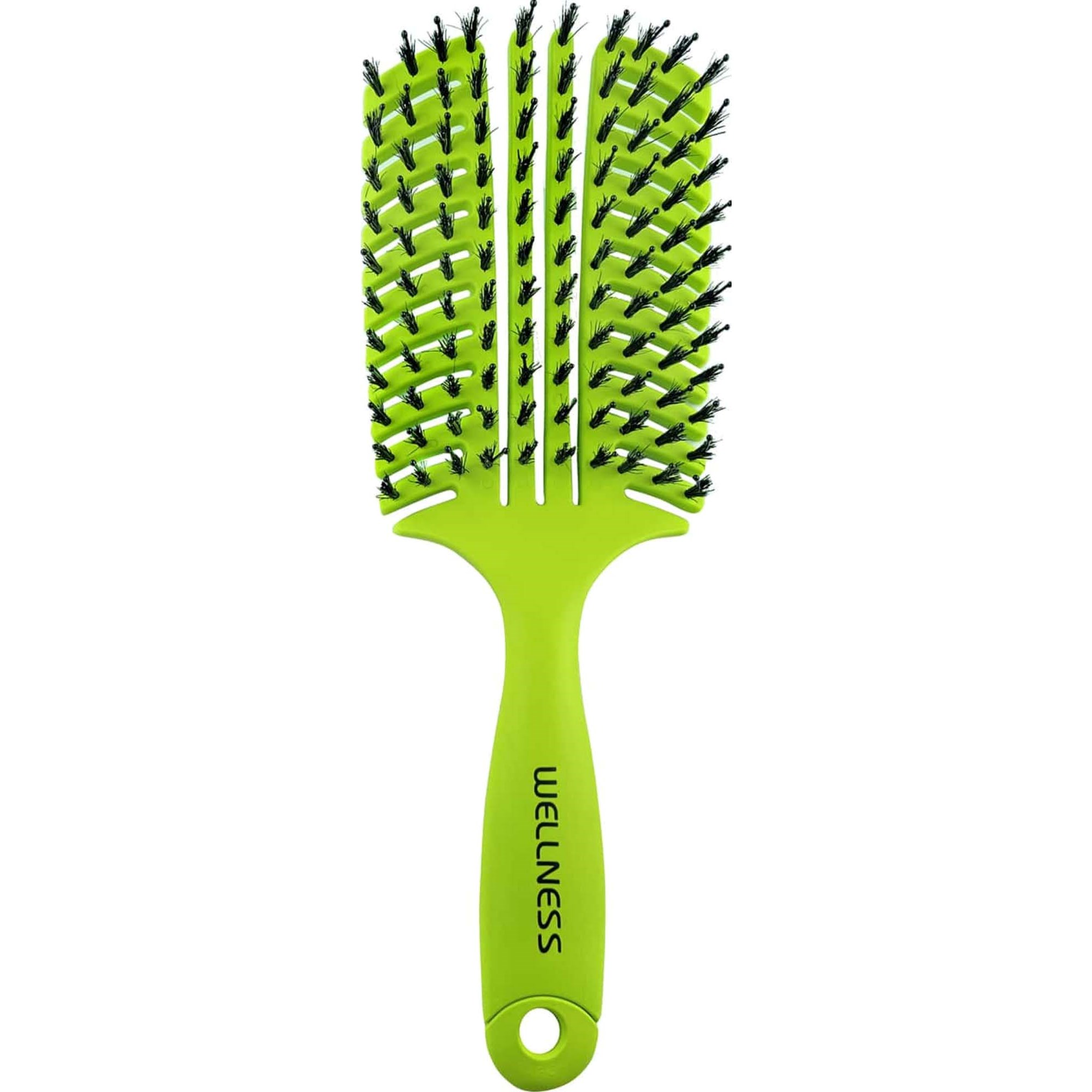 Wellness Premium Products Large Hair Brush Green