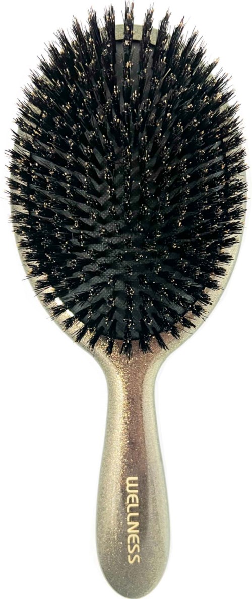 Wellness Premium Products Luxury Hair Brush With 100% Boar Bristles