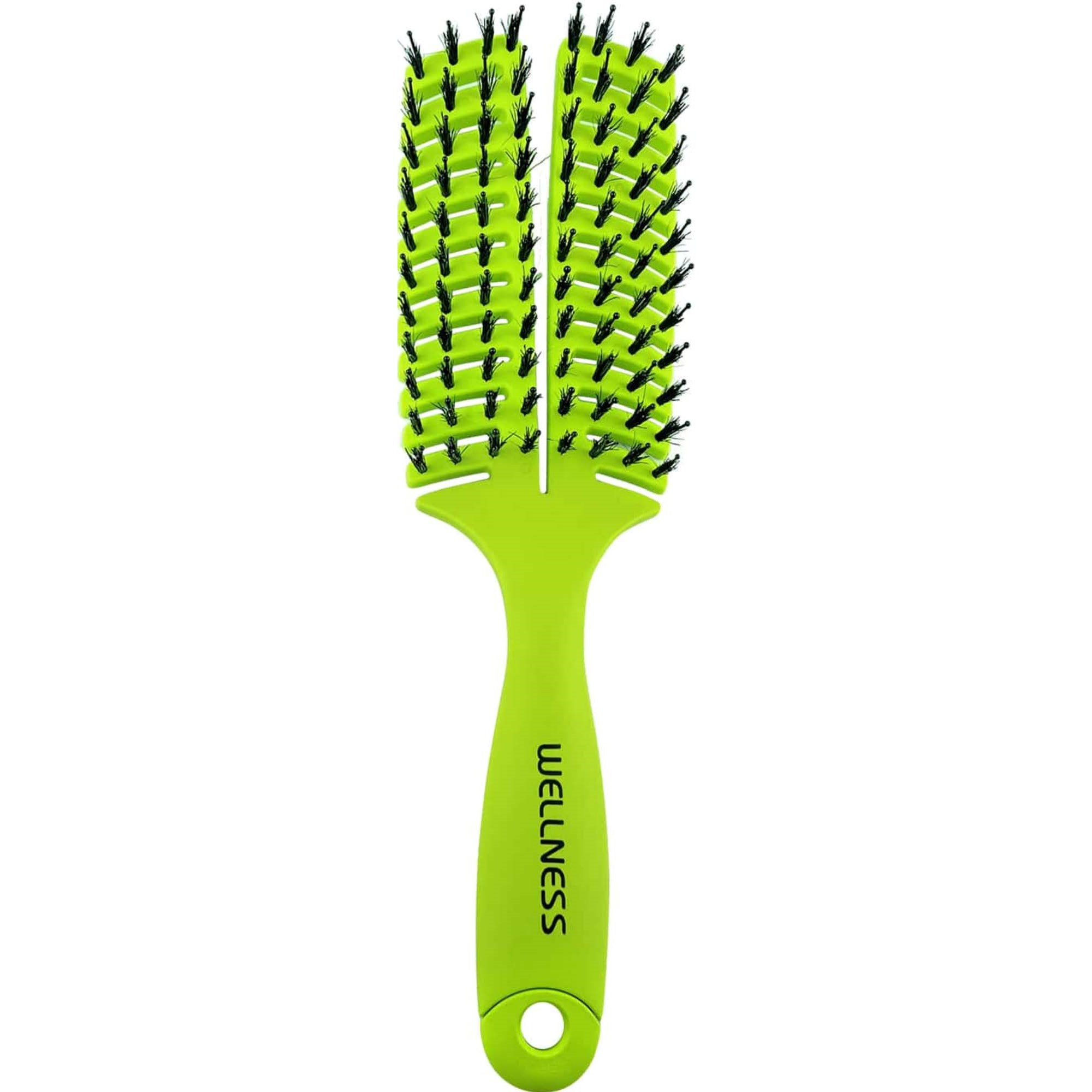 Wellness Premium Products Medium Hair Brush Green