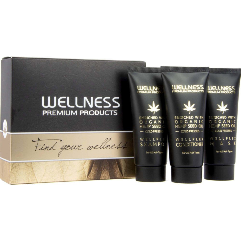 Wellness Premium Products Wellness Premium Products Wellplex Mini Kit (Shampoo 50 ml, Conditioner 50 ml, Mask 50 ml)