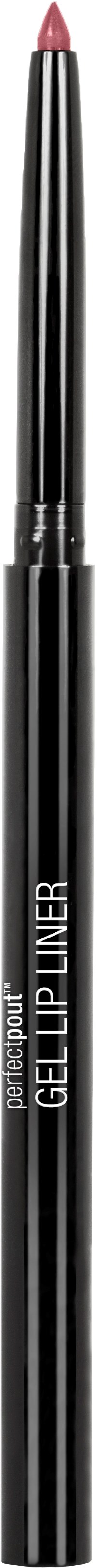 En svart pennpenna med rosa spets märkt 'Gel Lip Liner'.