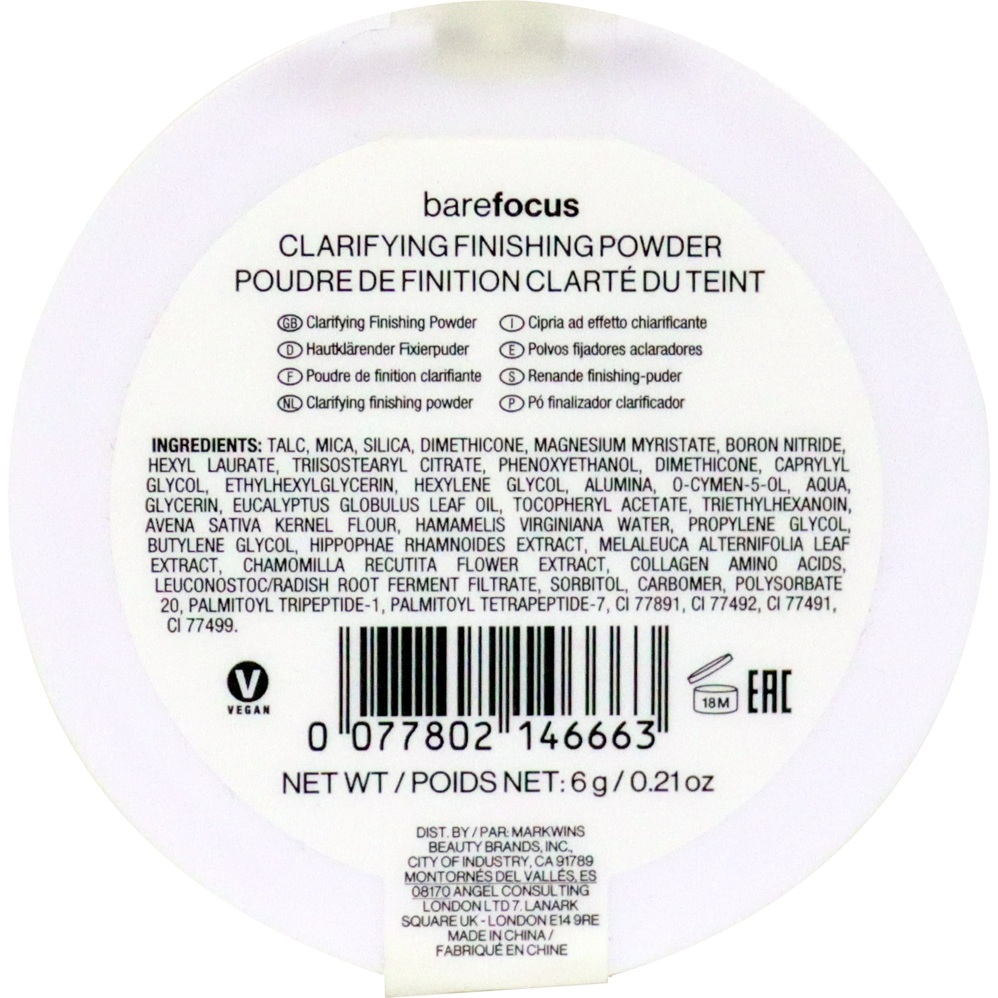 Wet n Wild Bare Focus Clarifying Powder Light/Medium (obrázok 6)
