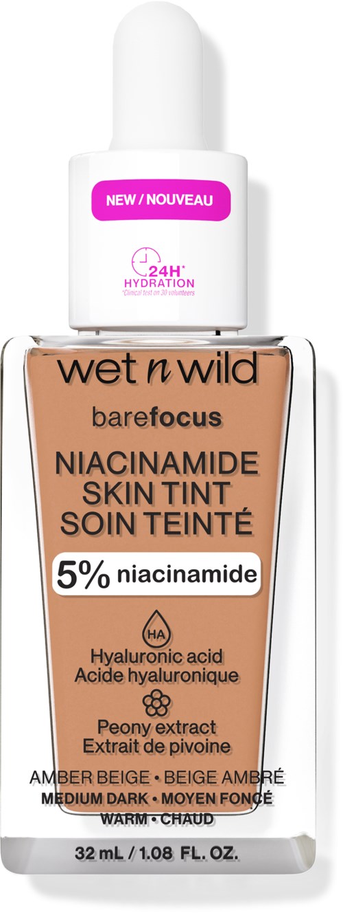 Wet n Wild Bare Focus Niacinamide Skin Tint Amber Beige
