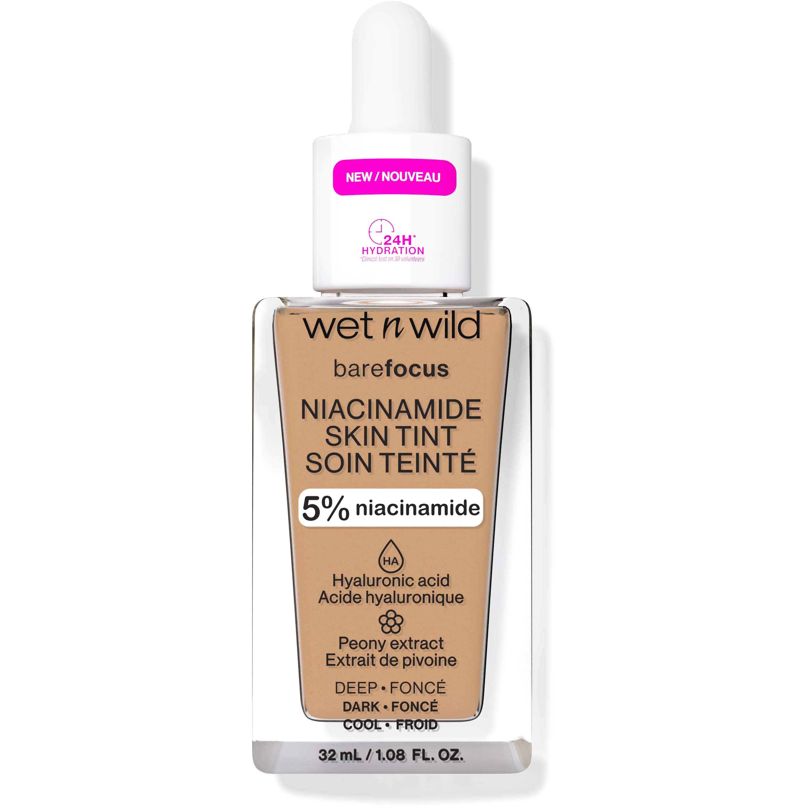 Wet n Wild - Bare Focus Niacinamide Skin Tint - Deep - 32 ml