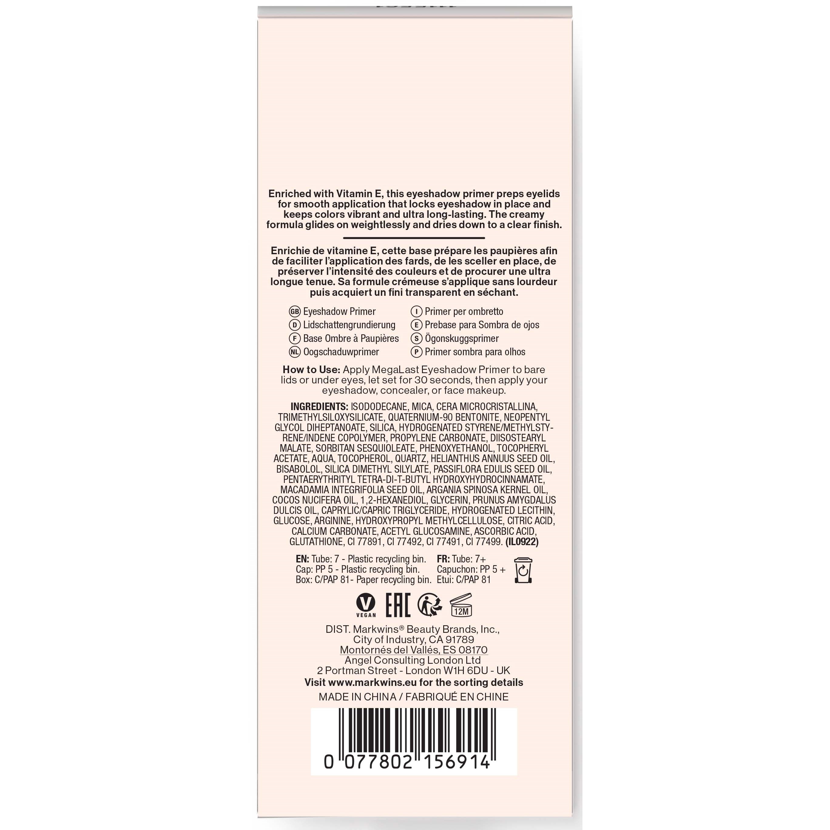 Wet n Wild Megalast Eyeshadow Primer 10 ml (obrázok 7)