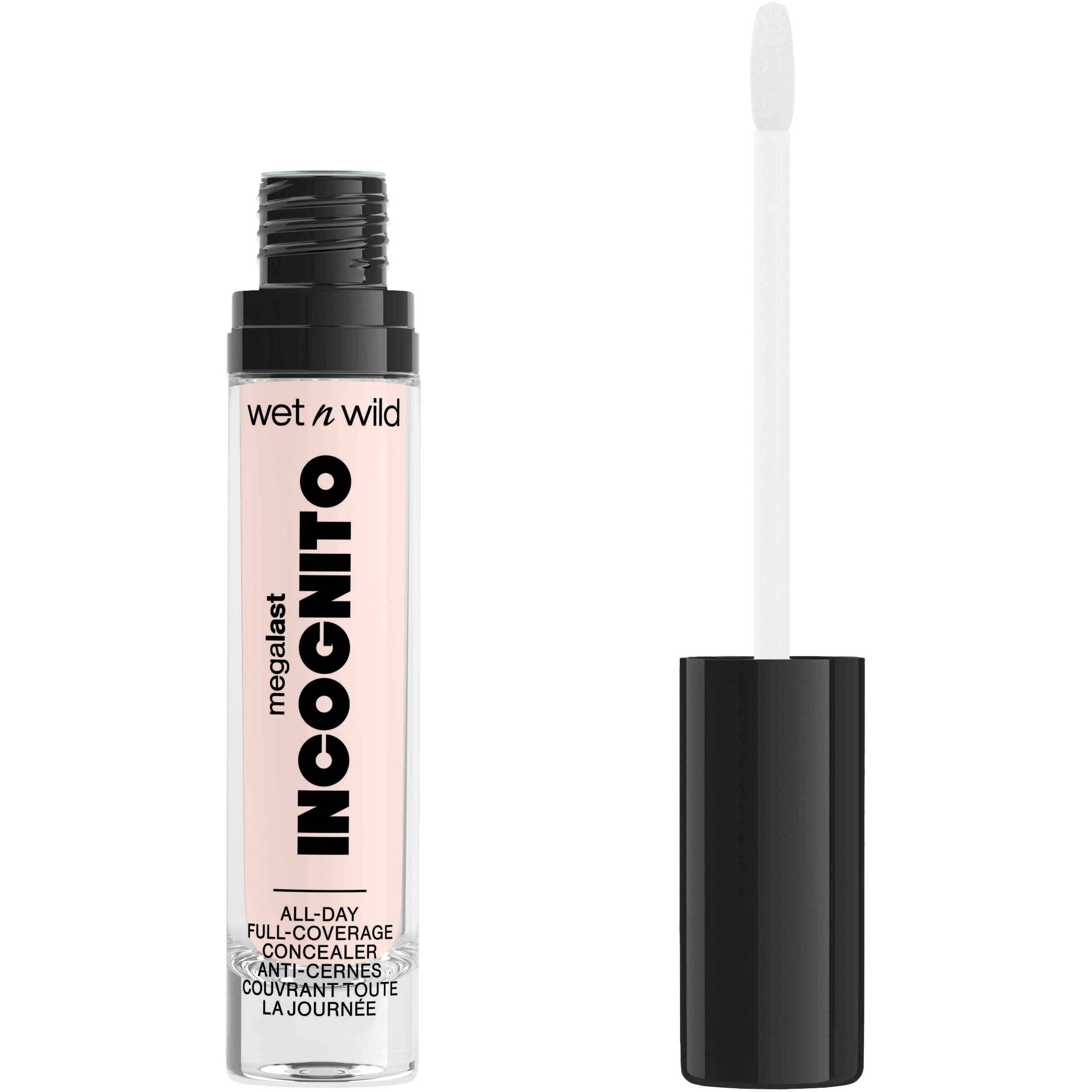 Läs mer om Wet n Wild MegaLast Incognito AllDay Full Coverage Concealer Fair Beig