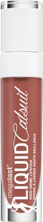 En flytande läppfärg i genomskinlig tube, märkt 'LiquidCat' med en rosa färg.