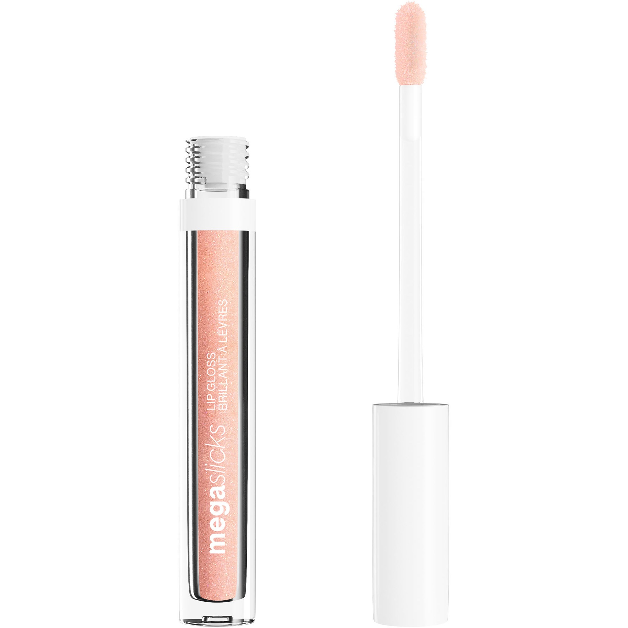 Wet n Wild MegaSlicks Lip Gloss Pink Champagne Please (obrázok 3)
