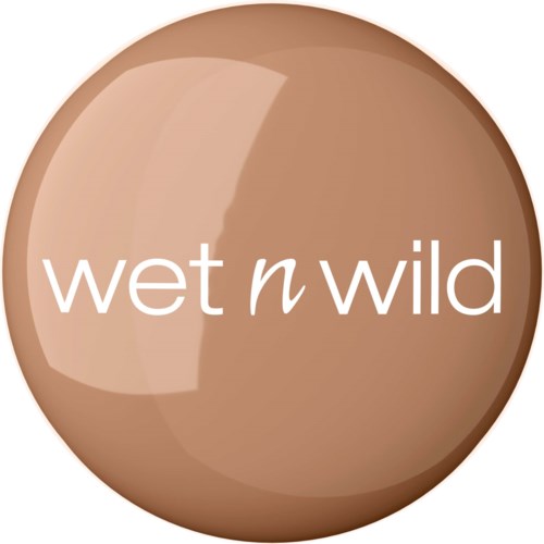 Wet n Wild-logo ruskeassa meikkituotteessa.