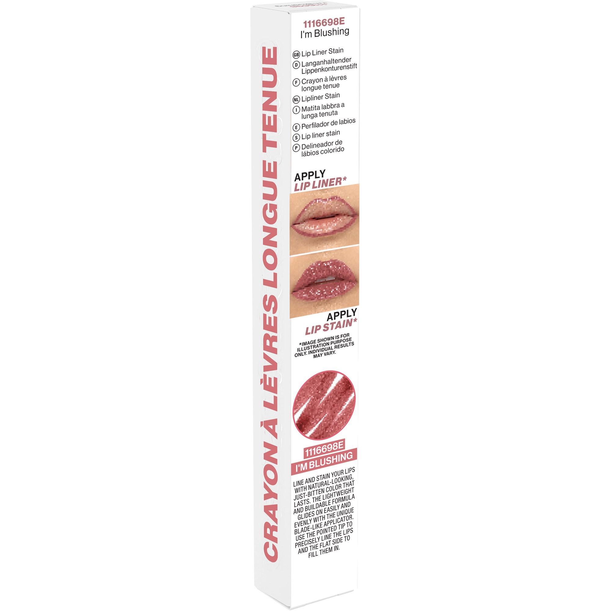Wet n Wild Perfect Pout Lip Liner Stain I’m Blushing (obrázok 7)