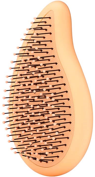 WetBrush Go Green Detangling Palm Detangler Orange