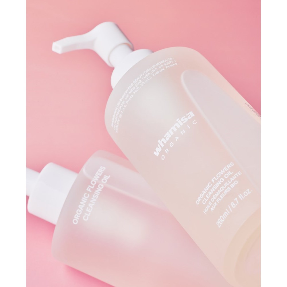 Whamisa Organic Flowers Cleansing Oil 260 ml (obrázok 4)