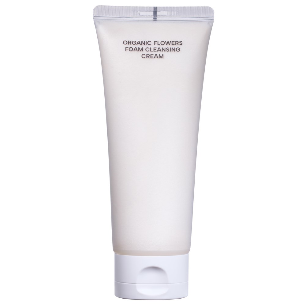 Whamisa Organic Flowers Foam Cleansing Cream 150 ml billede