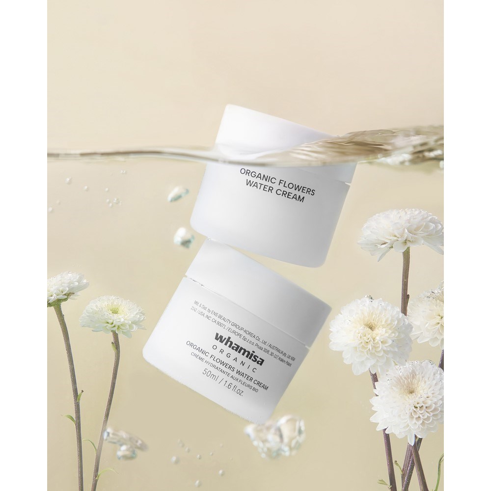 Whamisa Organic Flowers Water Cream 50 ml (obrázok 3)