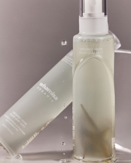 Мист для лица Whamisa Organic Herb Olive Leaf Mist, с листьями оливы, успокаивающий, 100 мл — фото 3