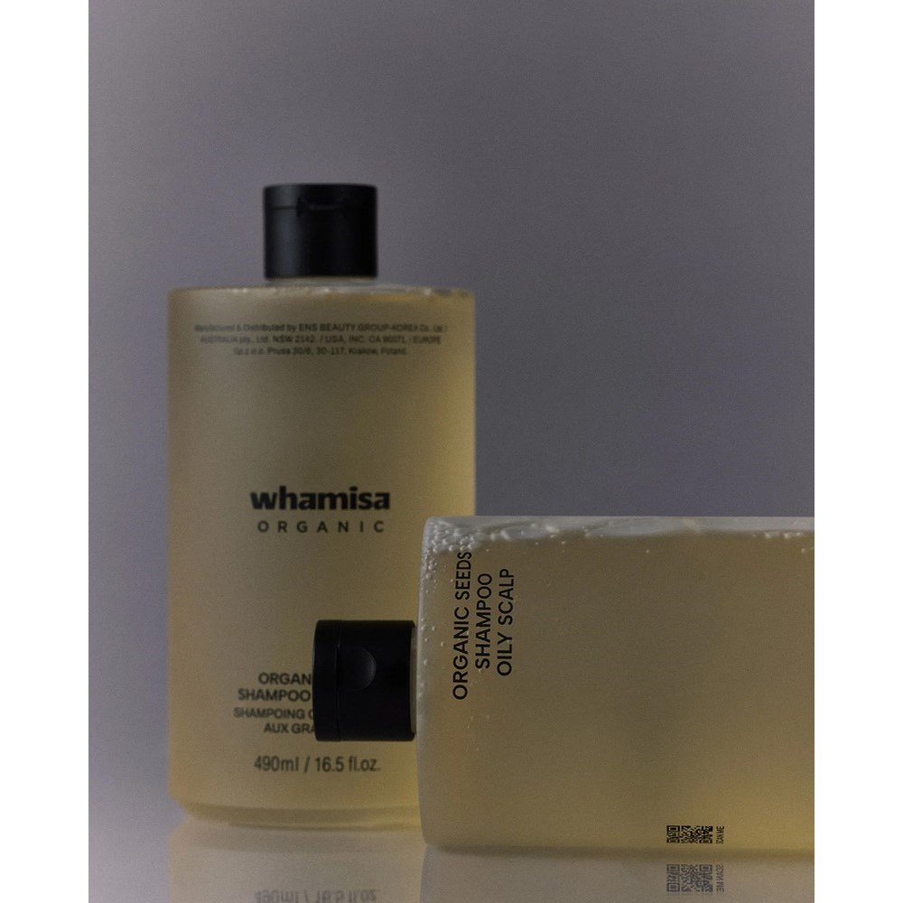 Alternativ bild 1 för Whamisa Organic Seeds   Shampoo Oily Scalp 510 ml