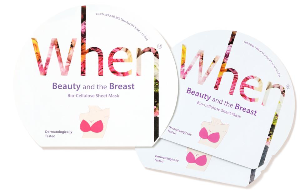 When Beauty and the Breast Mask (2 pcs - 1 set) (with sleeve