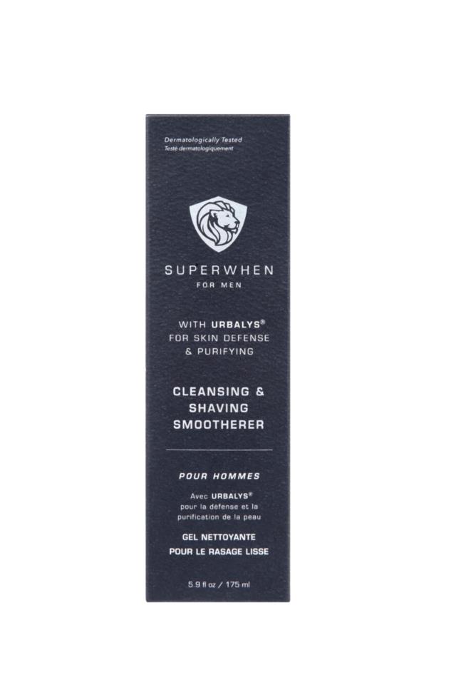 When Superwhen for Mens Cleansing & Shaving Smootherer