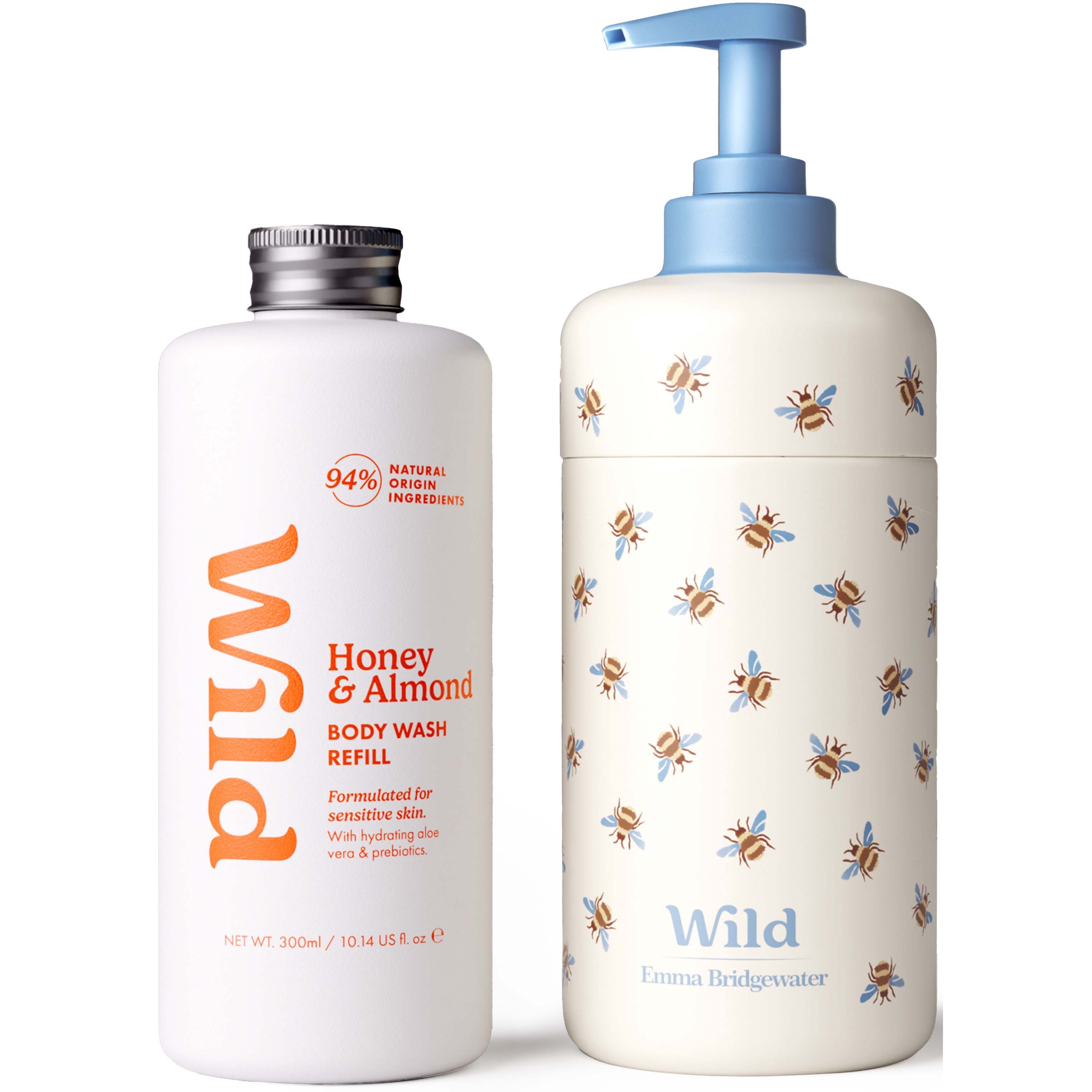Wild Body Wash Bee Case Honey & Almond 300 ml (obrázok 3)