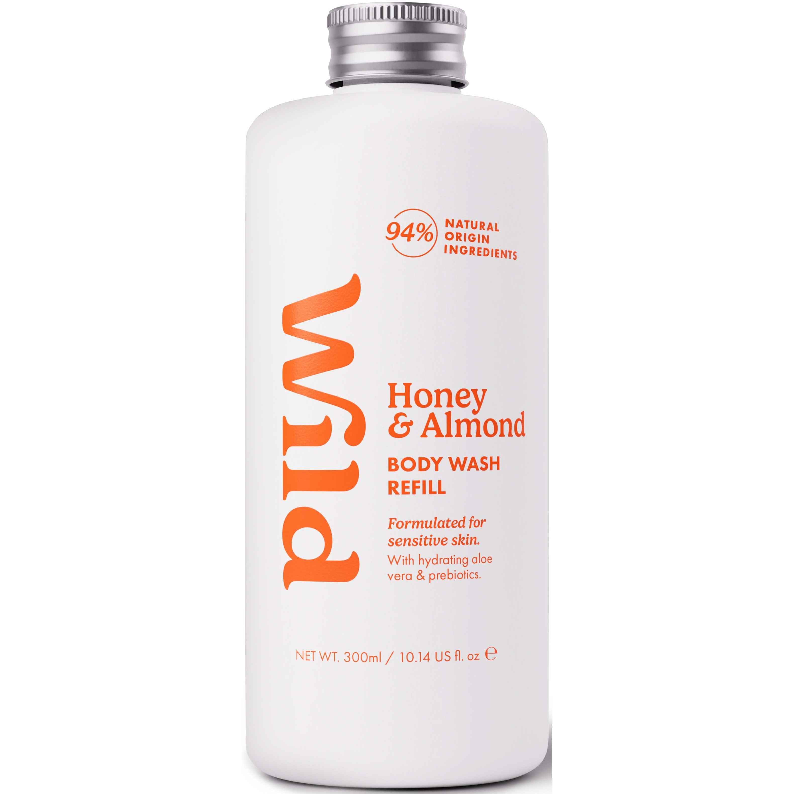 Wild Body Wash Refill Honey & Almond 300 ml billede