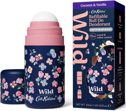 Wild Deo Roll On Marble Case Coconut Vanilla 50 ml