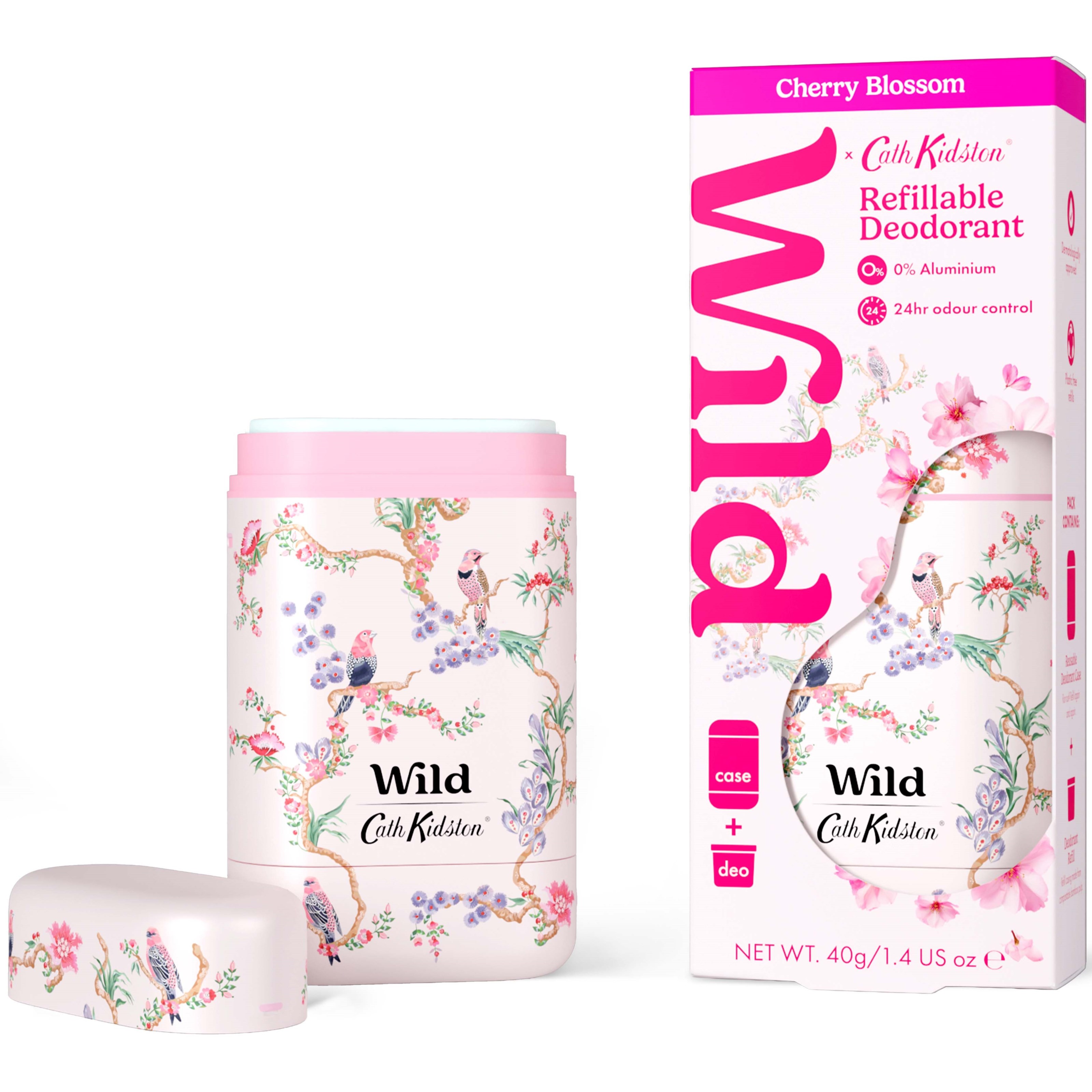 Wild Deo Stick Birds Case Cherry Blossom 40 g billede