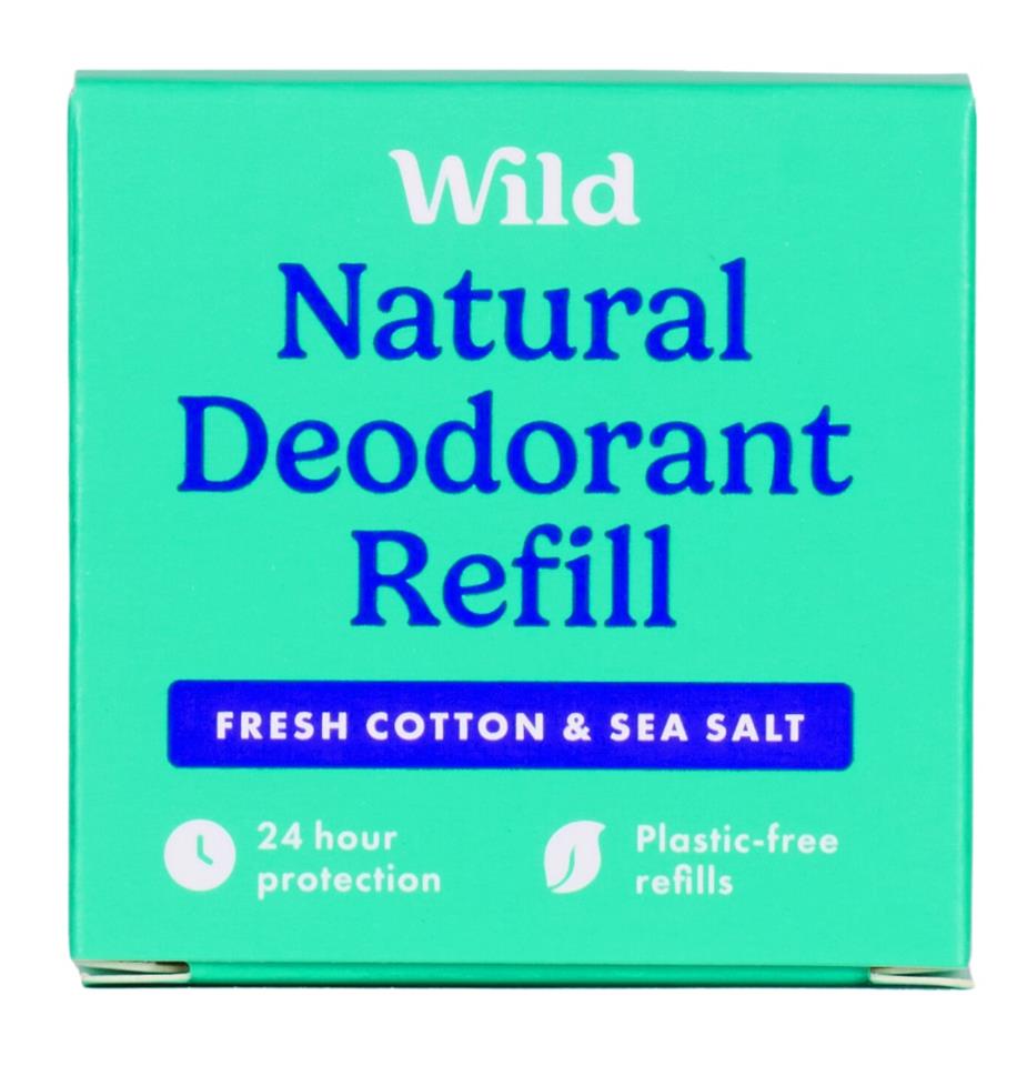 Wild Fresh Cotton & Sea Salt Deo Refill 40g 