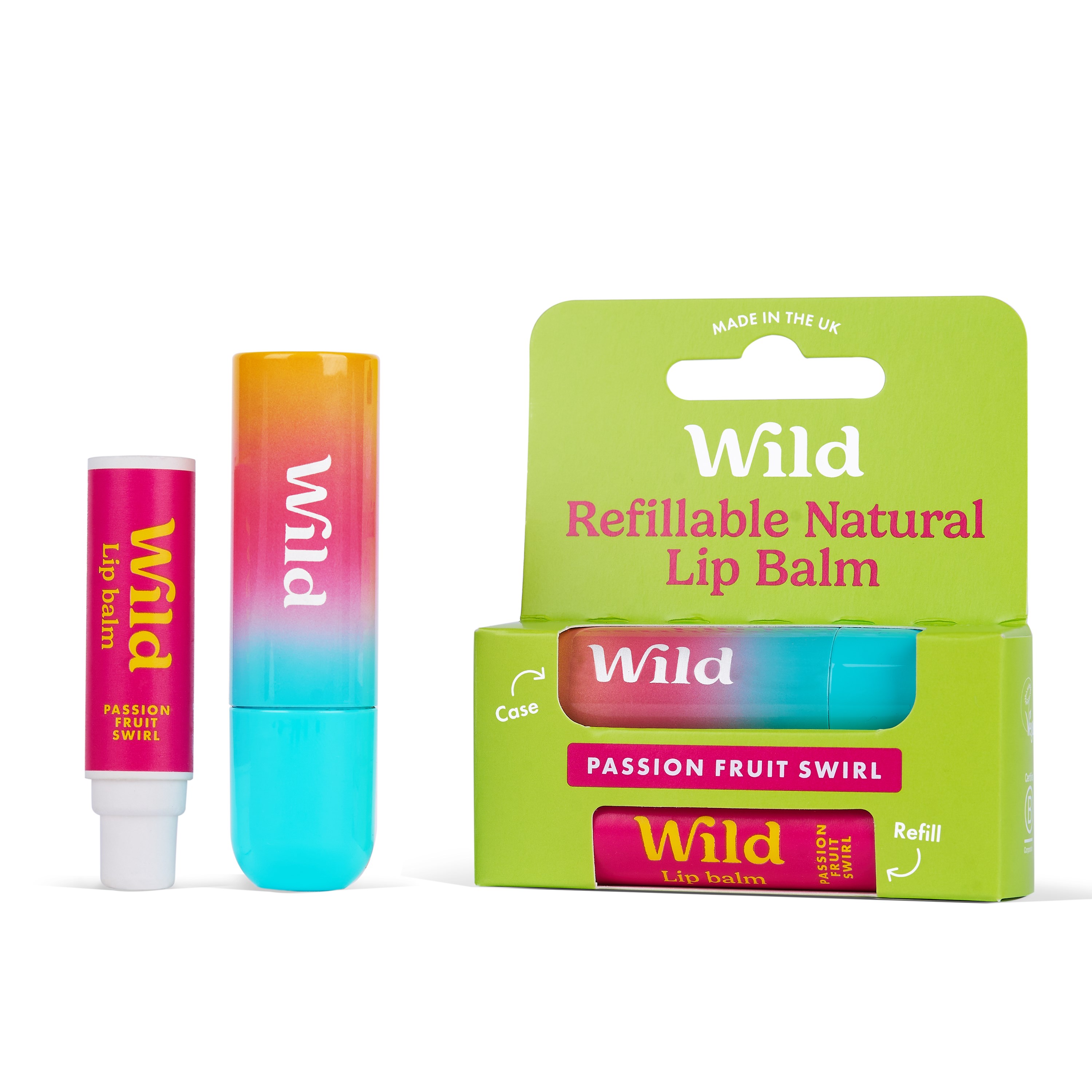 Wild Lip Balm Ombre case Passionfruit Swirl (obrázok 3)