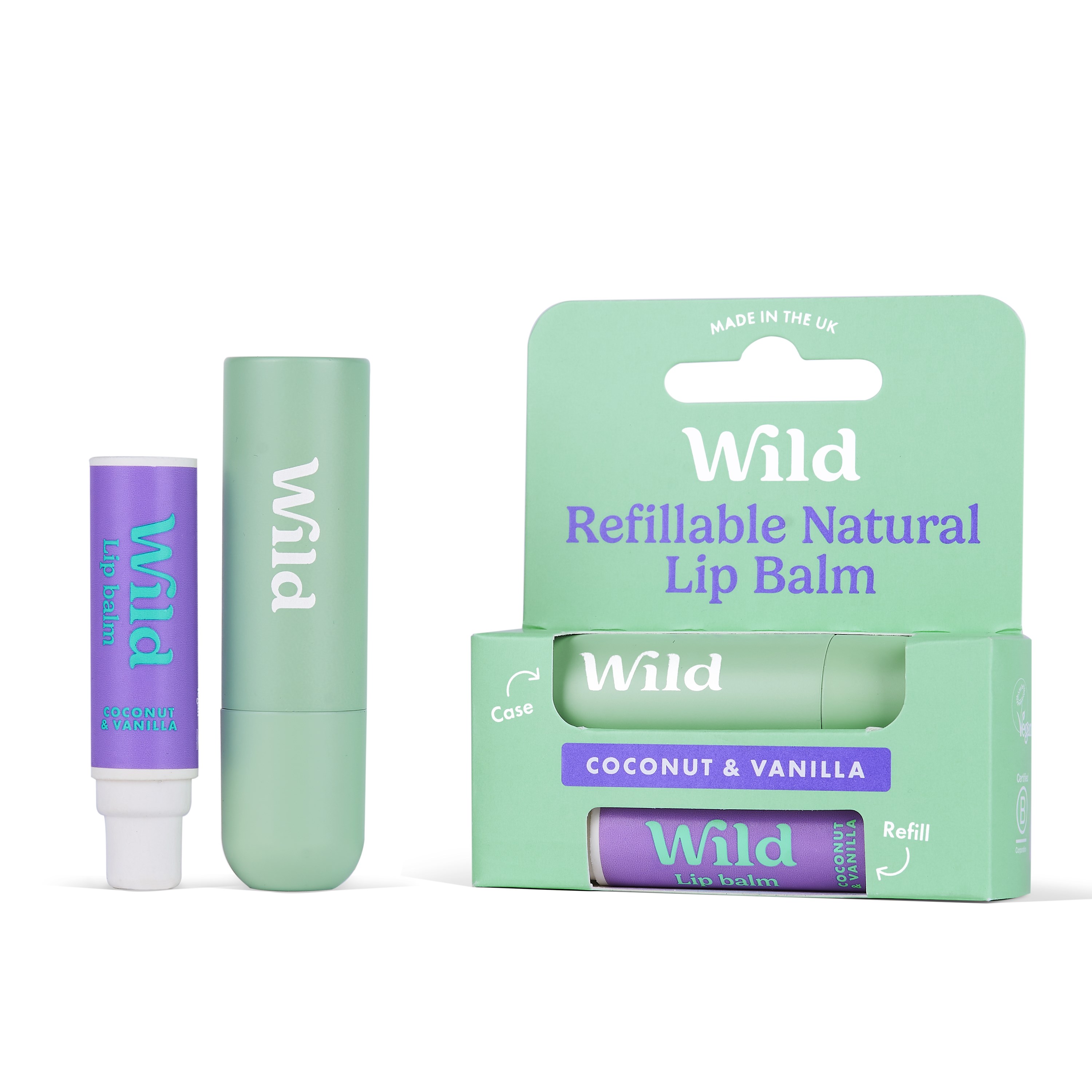 Wild Lip Balm Sage case Coconut & Vanilla (obrázok 3)