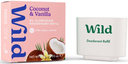 Wild Natural Deodorant Refill Coconut & Vanilla 40 g