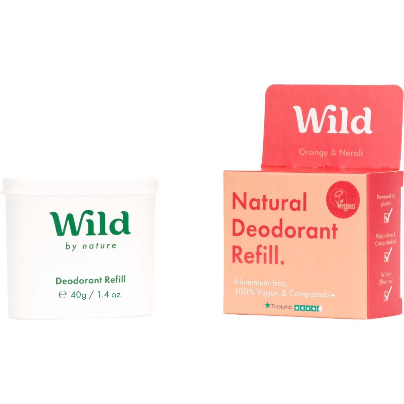 Läs mer om Wild Natural Deodorant Refill Orange & Neroli 40 g