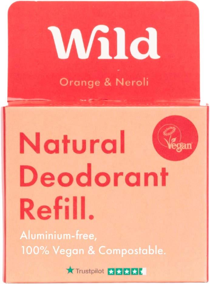 Wild Natural Deodorant Refill Orange & Neroli 40 g