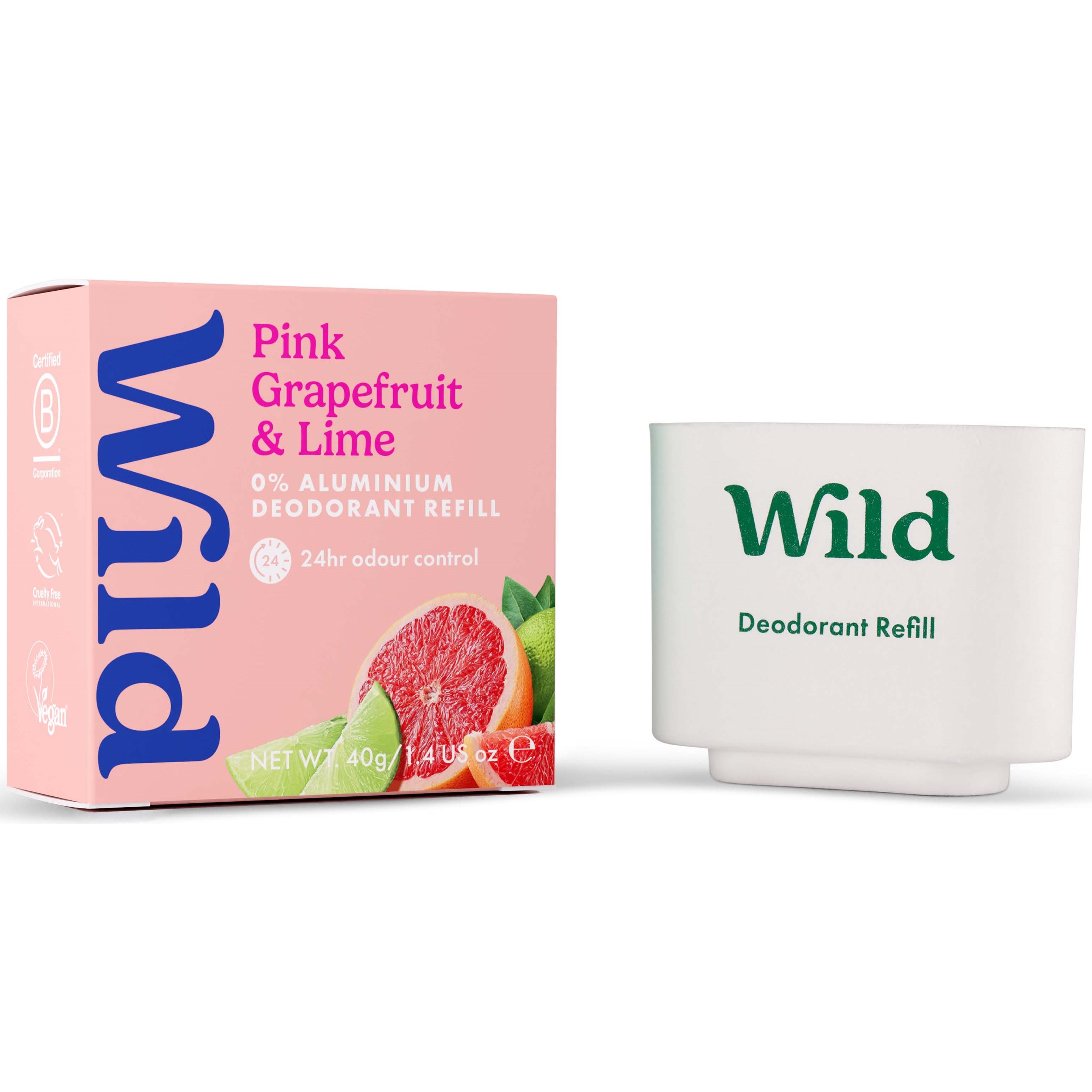 Wild Deo Stick Refill Pink Grapefruit Lime - 40 g